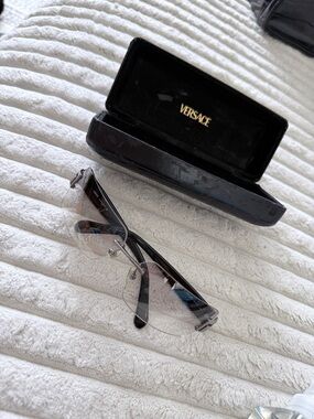 Versace Rimless Sunglasses